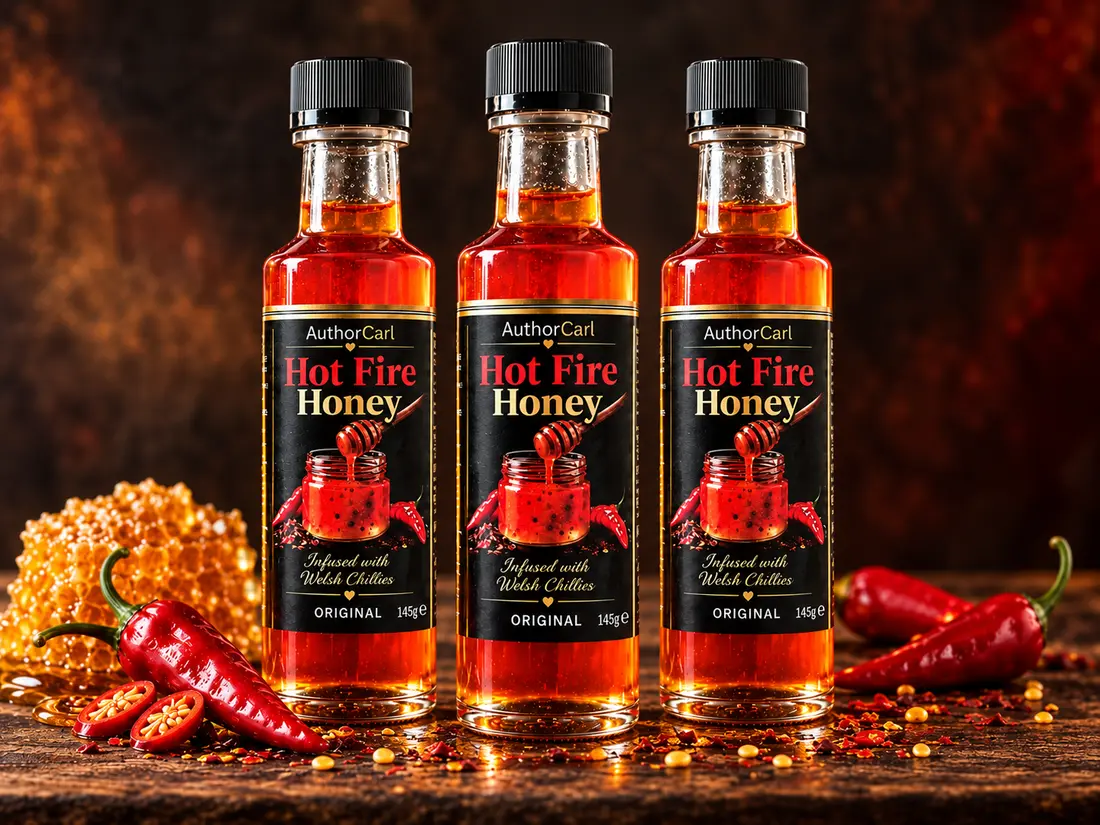 Hot Fire Honey three-bottle gift pack